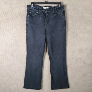 Levi's 512 Jeans Women 12 Black Perfectly Slimming Boot Cut Mid Rise Y2K Stretch